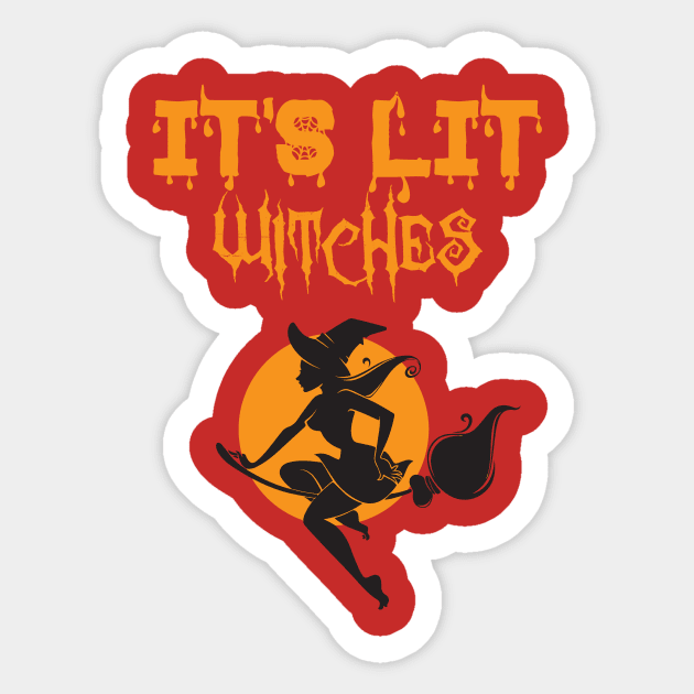 Lit witch Sticker by Imutobi